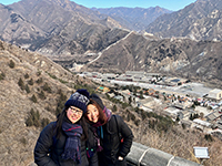 Visiting the Great Wall (Photo Credit: Miss Tong Sum-yu; Programme Host: Tsinghua University)